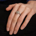 Ring 51 Octagonal bezel ring Diamonds 58 Facettes DV0008-1