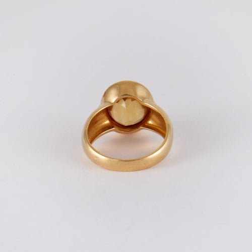 Bague 57 Bague Citrine suiffée 58 Facettes DV0055-10