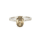 Bague 54 Bague Diamant ovale Fancy 58 Facettes DV0125-5