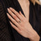 Bague 54 Bague Diamant ovale Fancy 58 Facettes DV0125-5