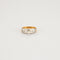Bague 850 Bague diamants en or jaune et or gris 58 Facettes DV0279-1