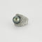Bague 51 Bague diamants perle de Tahiti 58 Facettes DV0289-1