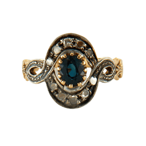 Bague 54 Bague Diamants Saphir 58 Facettes DV0225-1