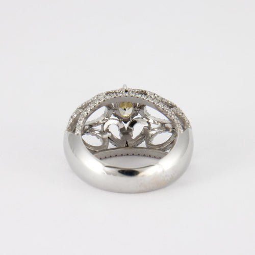 Bague 55 Bague Dôme Diamant yellow 58 Facettes DV0084-1