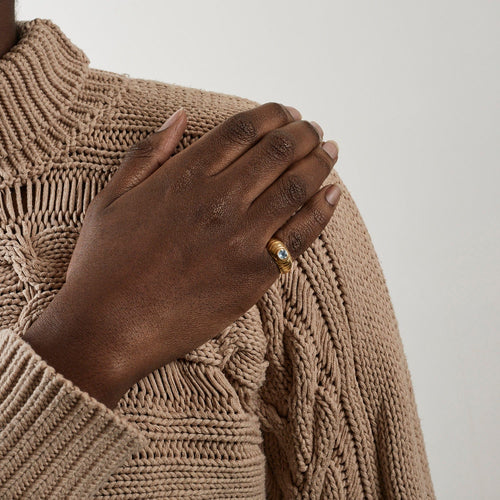 Bague 53 Bague Emeraude Or Blanc 58 Facettes DV0358-1