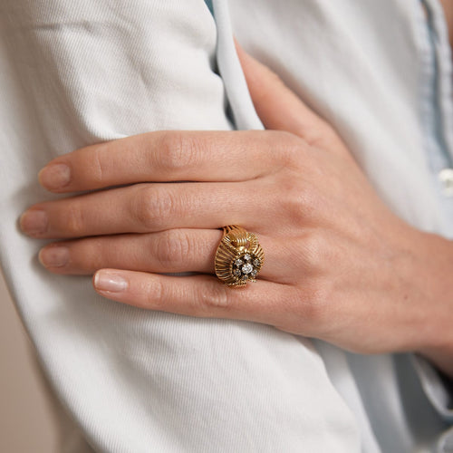 Bague 51 Bague Fils d'or Diamants 58 Facettes DV0025-1