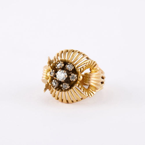 Bague 51 Bague Fils d'or Diamants 58 Facettes DV0025-1