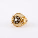 Ring 51 Gold Wire Ring Diamonds 58 Facettes DV0025-1