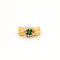 Bague 50 Bague Godrons Emeraude Diamants 58 Facettes DV0428-1