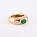 Ring 48 Emerald Diamond Bangle Ring 58 Facettes DV0002-2