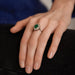 Ring 60 Marguerite Emerald Diamond Ring 58 Facettes DV0011-1