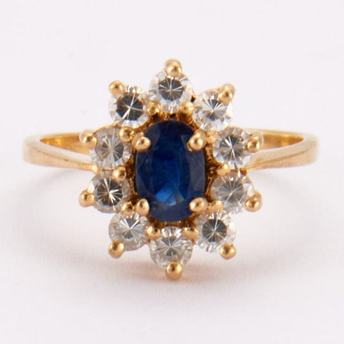 Bague 50 Bague Marguerite Saphir 58 Facettes DV0065-1