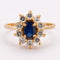 Bague 50 Bague Marguerite Saphir 58 Facettes DV0065-1