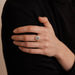 Ring 50 Marguerite Sapphire Ring 58 Facettes DV0065-1