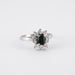 Ring 55 Marguerite Ring Rectangular Sapphire Diamonds 58 Facettes DV0042-10