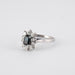 Ring 55 Marguerite Ring Rectangular Sapphire Diamonds 58 Facettes DV0042-10