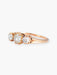 Bague Bague Amélie en or rose 18kt, diamants et perle mabé 58 Facettes #0010