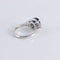 Bague 53 Bague Saphir épaulé de 6 diamants 58 Facettes 1