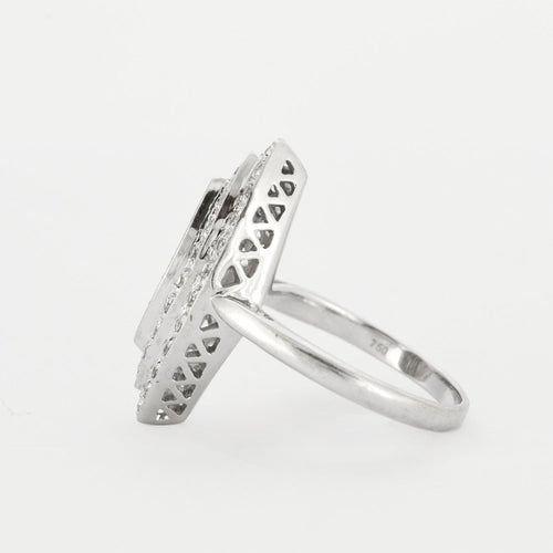 Bague 55 Bague Marquise Diamants Or Blanc 58 Facettes DV0361-5