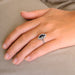 Ring 54 Marquise sapphire diamond ring 58 Facettes DV0264-1