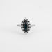 Ring 54 Marquise sapphire diamond ring 58 Facettes DV0264-1