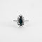 Bague 54 Bague Marquise saphir diamants 58 Facettes DV0264-1
