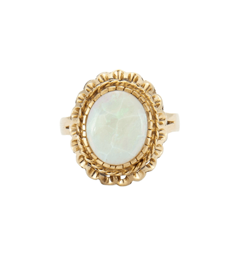 Bague 57 Bague Opale arlequin 58 Facettes DV0099-2