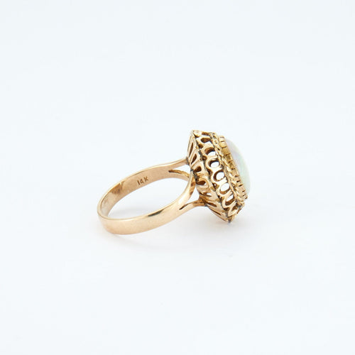 Bague 57 Bague Opale arlequin 58 Facettes DV0099-2