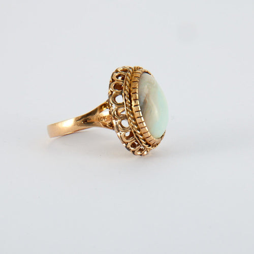 Bague 56 Bague Opale Arlequin 58 Facettes DV0099-4