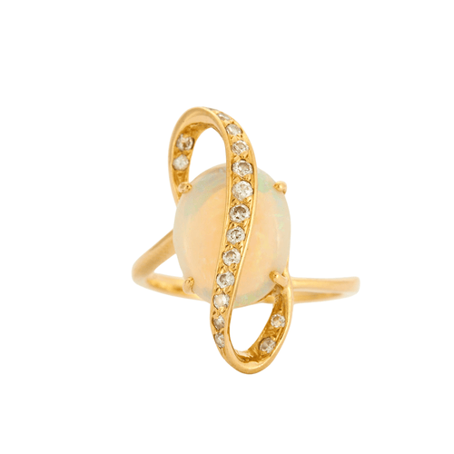 Bague 51 Bague Opale Arlequin Diamants 58 Facettes DV0348-1