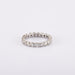 Ring 52 / White/Grey / 750 Gold American Alliance Diamonds 1.76 Carats 58 Facettes 220416R