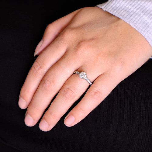 Bague 52 Bague or et diamants 58 Facettes DV0294-1