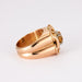 Ring 51 Gold and Platinum Citrine Heart Ring 58 Facettes DV0086-1