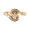 Bague 57 Bague or jaune Diamants 58 Facettes DV0225-2