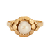 Ring 52 Yellow Gold Ring Pearl 58 Facettes DV0133-2