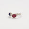 Bague 54 Bague ouverte Corindons 58 Facettes DV0468-1