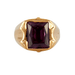 Ring 58 Purple stone ring 58 Facettes DV0099-9