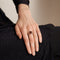 Bague 49 Bague Platine Grenat Diamants 58 Facettes DV0125-1