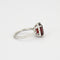 Bague 49 Bague Platine Grenat Diamants 58 Facettes DV0125-1