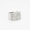 Bague 48 Bague Platine Pavage Diamants 58 Facettes DV0156-2