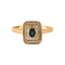 Bague 53.5 Bague Rectangulaire Saphir Diamants 58 Facettes DV0208-1
