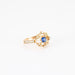 Ring 49.5 Rosette Ring Sapphire Diamonds 58 Facettes DV0083-2