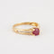 Bague 54 Bague Rubis 12 Diamants 58 Facettes DV0064-1