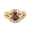 Bague 54 Bague rubis or jaune 58 Facettes DV0200-1