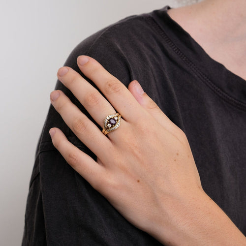 Bague 54 Bague rubis or jaune 58 Facettes DV0200-1
