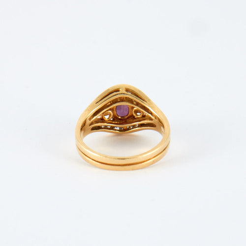 Bague 54 Bague rubis or jaune 58 Facettes DV0200-1