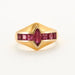 Ring 53 Ruby Ring Yellow Gold 58 Facettes DV0400-1