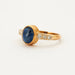 Ring 50 Sapphire Cabochon Diamond Ring Yellow Gold 58 Facettes DV0360-15