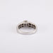 Bague 52 / Blanc/Gris / Or 750 Solitaire - Diamant de 0.30 carat 58 Facettes 220464R