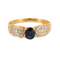 Bague 53 Bague saphir diamants 58 Facettes DV0260-3
